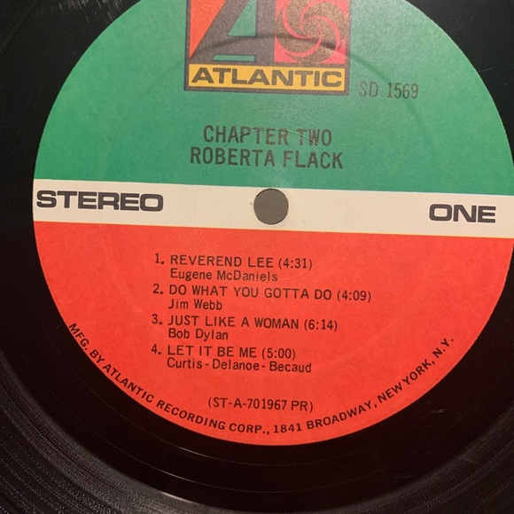 ROBERTA FLACK "CHAPTER TWO" PREMIUM QUALITY USED LP. - Picture 10 of 12